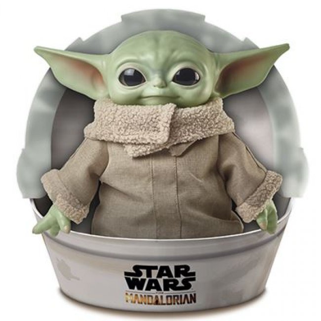 Peluche Mattel GWD85 Star Wars - Baby Yoda The Mandalorian 28 cm