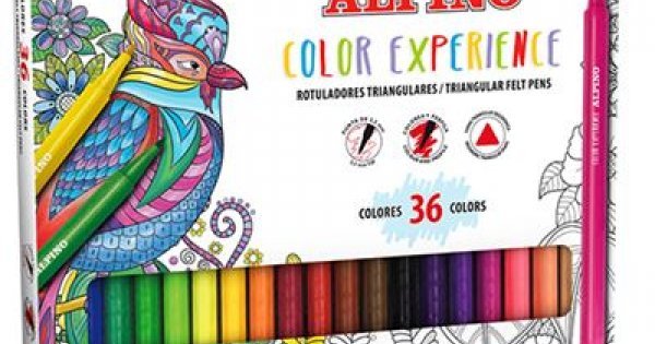 Rotulador triangular 36 colores Alpino Color Experience :: Alpino