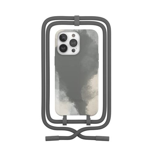 Funda con cuerda Wood Change Case Degradado Blanco para iPhone 13 Pro -  Funda para teléfono móvil